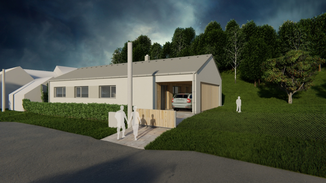 Rodinný dům u silnice